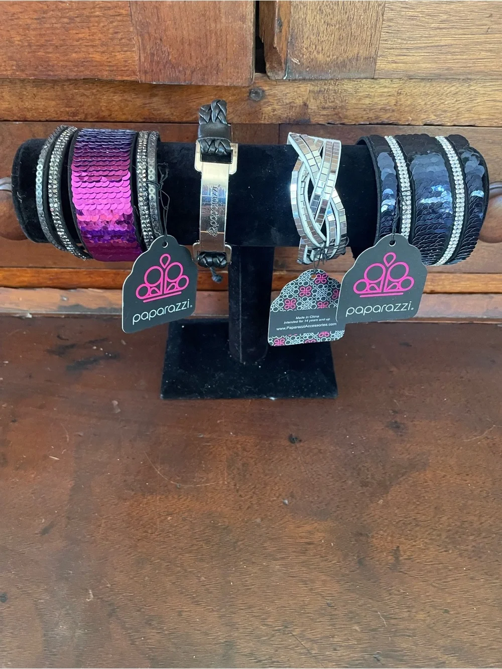 Four Piece paparazzi Bracelet Set. Mermaid Jewelry NWT